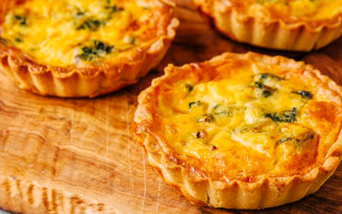 Prei-bacon taartjes recept