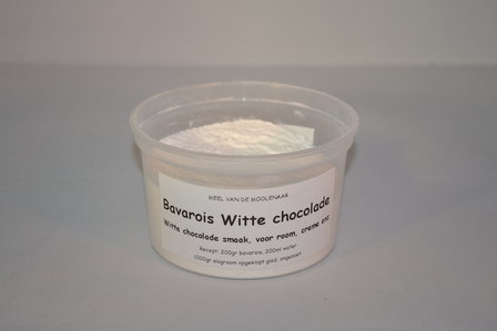 Bavarois poeder witte chocolade 200 gram