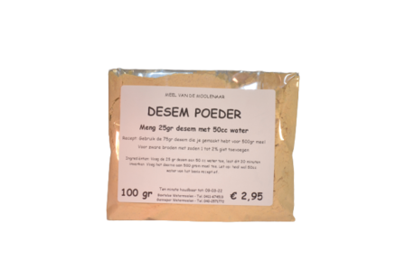 Desem poeder 100 gram O-tentic durum