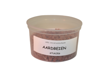 Aardbeien stukjes 250 gram