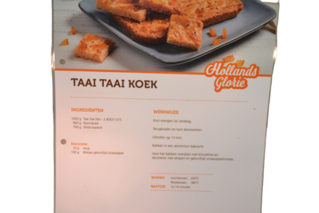 Taai taai plaat koek 500 gram 