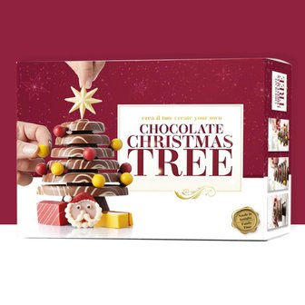 Chocolade kerstboom pakket