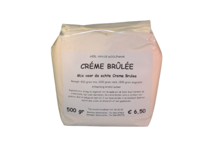 Cr&eacute;me br&ucirc;lee 500 gram