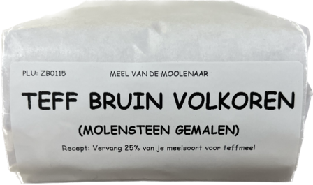 Teffmeel bruin 1 kg