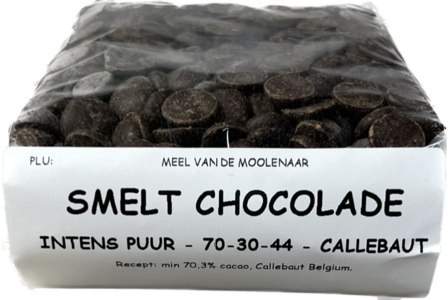 Smelt chocolade intens puur 500 gram