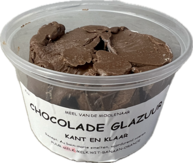 Chocolade glazuur melk 250 gram