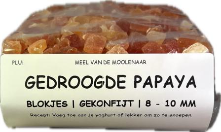 Gedroogde papaya 500 gram