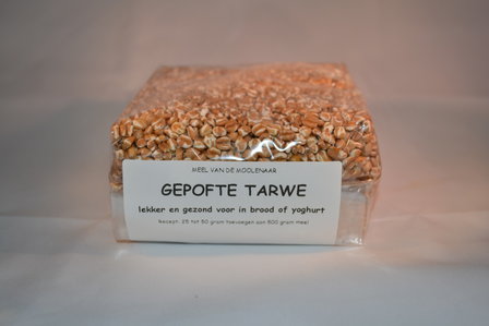 Gepofte tarwe 500 gram