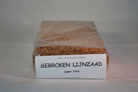 Gebroken lijnzaad 500 gram