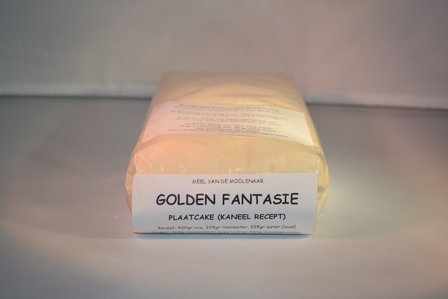 Golden fantasie plaatcake 1 kg