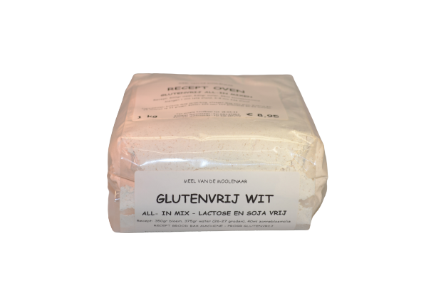 Wit glutenvrij all-in 1 kg