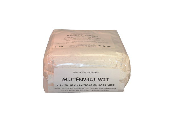 UITVERKOCHT - Wit glutenvrij all-in 1 kg