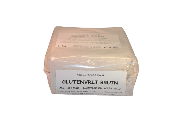 Bruin glutenvrij all-in 1 kg