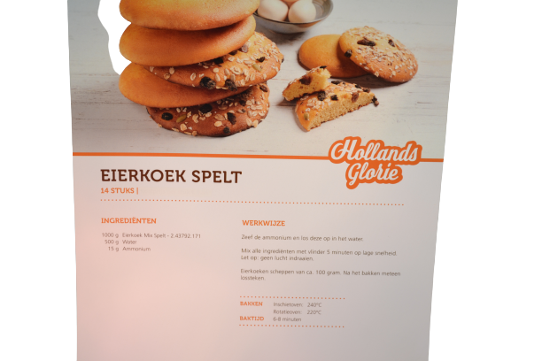 Spelt eierkoek mix 1 kg