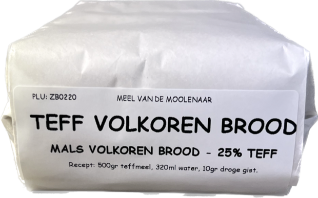 Teff brood volkoren 1 kg