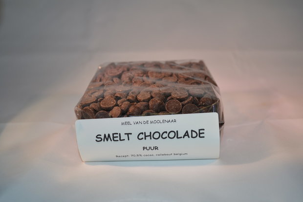 Smelt chocolade puur 500 gram