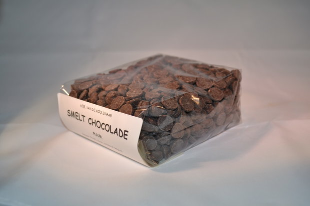 Smelt chocolade puur 500 gram