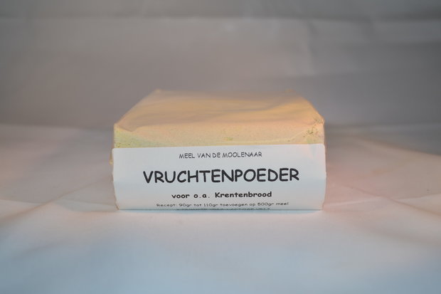 Vruchtenpoeder E-nummer en Lactose vrij 500 gram