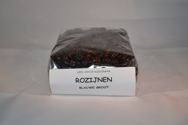 Rozijnen blauwe groot 500 gram