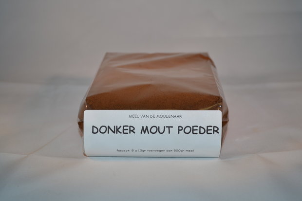 Donker mout poeder 500 gram