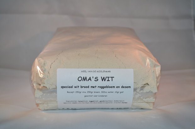 Oma's wit 2,5 kg