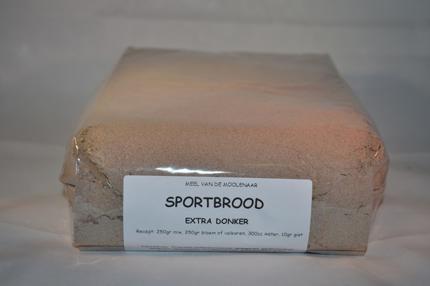 Sportbrood extra donker 2,5 kg