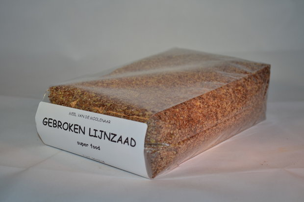 Gebroken lijnzaad 500 gram