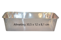 Aluminium bak 1 stuk Aluminium bak 1 stuk
