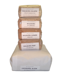 De vier beste woudkorn brood mixen 9 kg De vier beste woudkorn brood mixen 9 kg