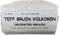 Teffmeel bruin 1 kg Teffmeel bruin 1 kg