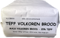 Teff brood volkoren 1 kg Teff brood volkoren 1 kg