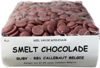 Smelt chocolade ruby 500 gram