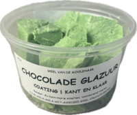 UIT ASSORTIMENT - Chocolade glazuur groen 250 gram UIT ASSORTIMENT - Chocolade glazuur groen 250 gram