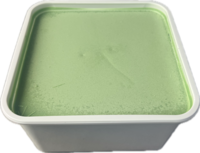 UIT ASSORTIMENT - Chocolade glazuur groen 2,5 kg UIT ASSORTIMENT - Chocolade glazuur groen 2,5 kg