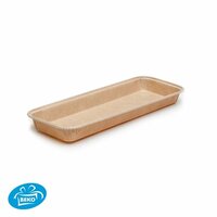 Rechthoekige bakvorm papier 1 stuk Rechthoekige bakvorm papier 1 stuk