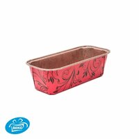 Papieren cakevorm rood/roze 1 stuk Papieren cakevorm rood/roze 1 stuk