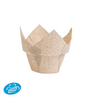 Muffinvorm licht bruin 20 stuks Muffinvorm licht bruin 20 stuks