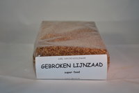 Gebroken lijnzaad 500 gram Gebroken lijnzaad 500 gram