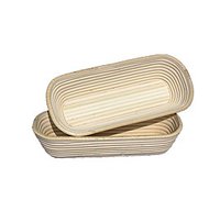 Deegrijsmand 500 gram - ovaal - riet - 22 x 13 x 9 (h) cm Deegrijsmand 500 gram - ovaal - riet - 22 x 13 x 9 (h) cm