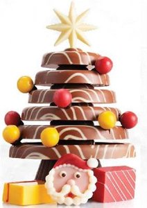 Chocolade kerstboom pakket